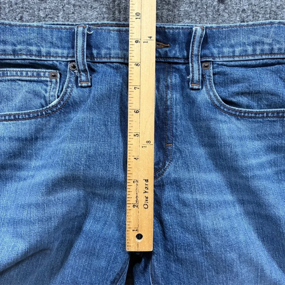 J. Crew Flex Mens Jeans Size 29x32 Blue Denim Slim Stretch Casual Low Rise - Picture 7 of 10